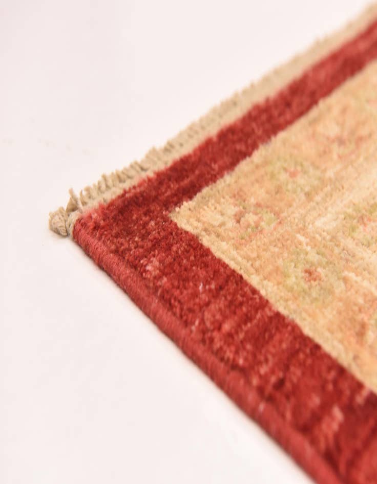 Detail image of  6' 8 x 9' 7  Hand Knotted Peshawar Ziegler Rug