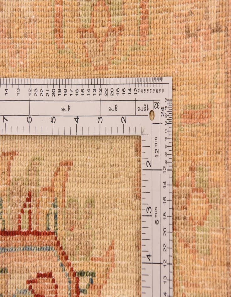 Detail image of  8' 10 x 12' 5  Hand Knotted Peshawar Ziegler Rug