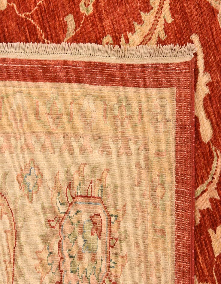 Detail image of  8' 10 x 12' 5  Hand Knotted Peshawar Ziegler Rug