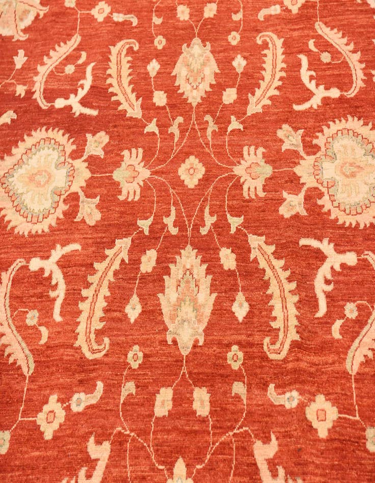 Detail image of  8' 10 x 12' 5  Hand Knotted Peshawar Ziegler Rug