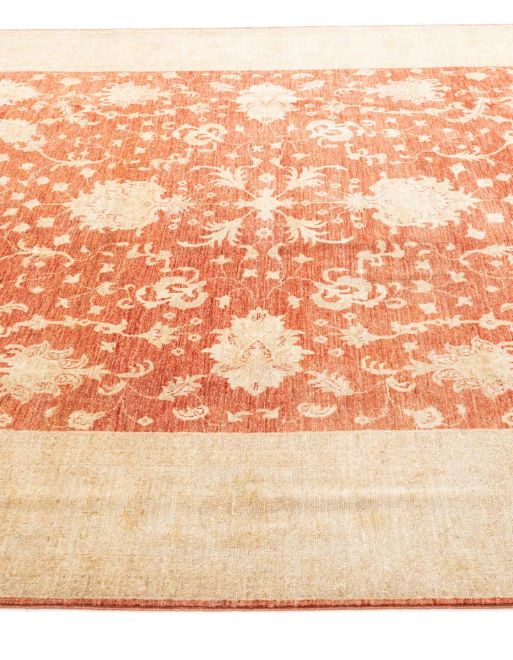 Detail image of  8' 5 x 10'  Hand Knotted Peshawar Ziegler Oriental Rug