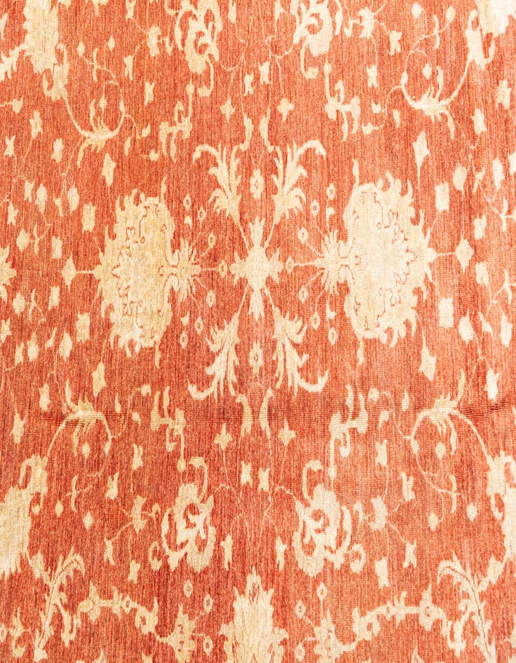 Detail image of  8' 5 x 10'  Hand Knotted Peshawar Ziegler Oriental Rug