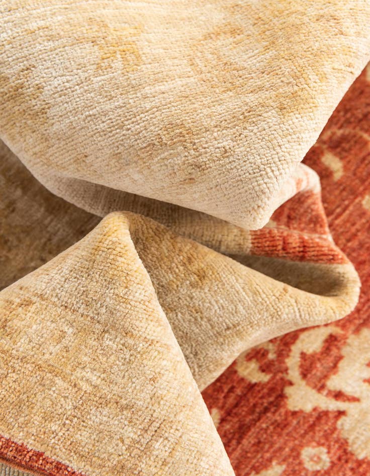 Detail image of  8' 5 x 10'  Hand Knotted Peshawar Ziegler Oriental Rug