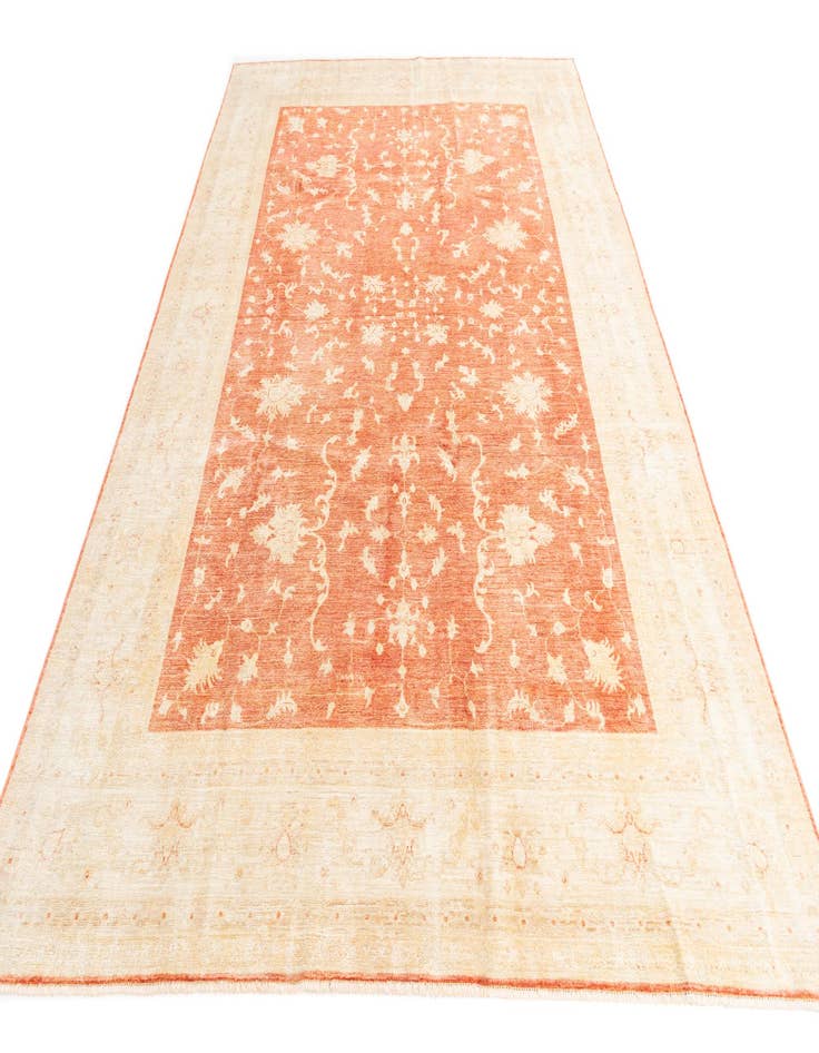 Detail image of  8' x 11' 2  Hand Knotted Peshawar Ziegler Oriental Rug