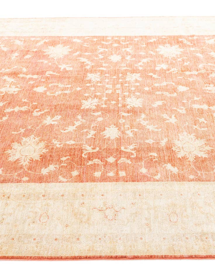 Detail image of  8' x 11' 2  Hand Knotted Peshawar Ziegler Oriental Rug