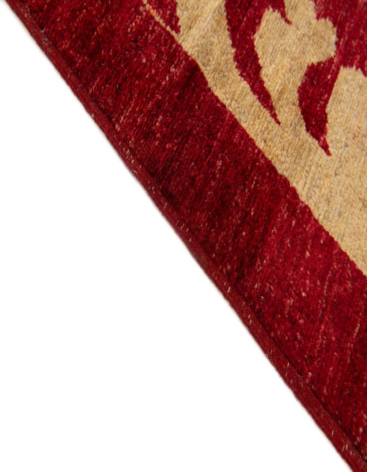 Detail image of  5' 4 x 8'  Hand Knotted Peshawar Ziegler Rug