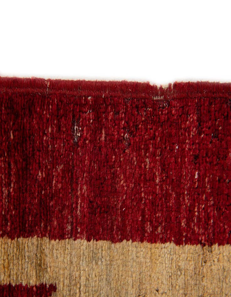 Detail image of  5' 4 x 8'  Hand Knotted Peshawar Ziegler Rug