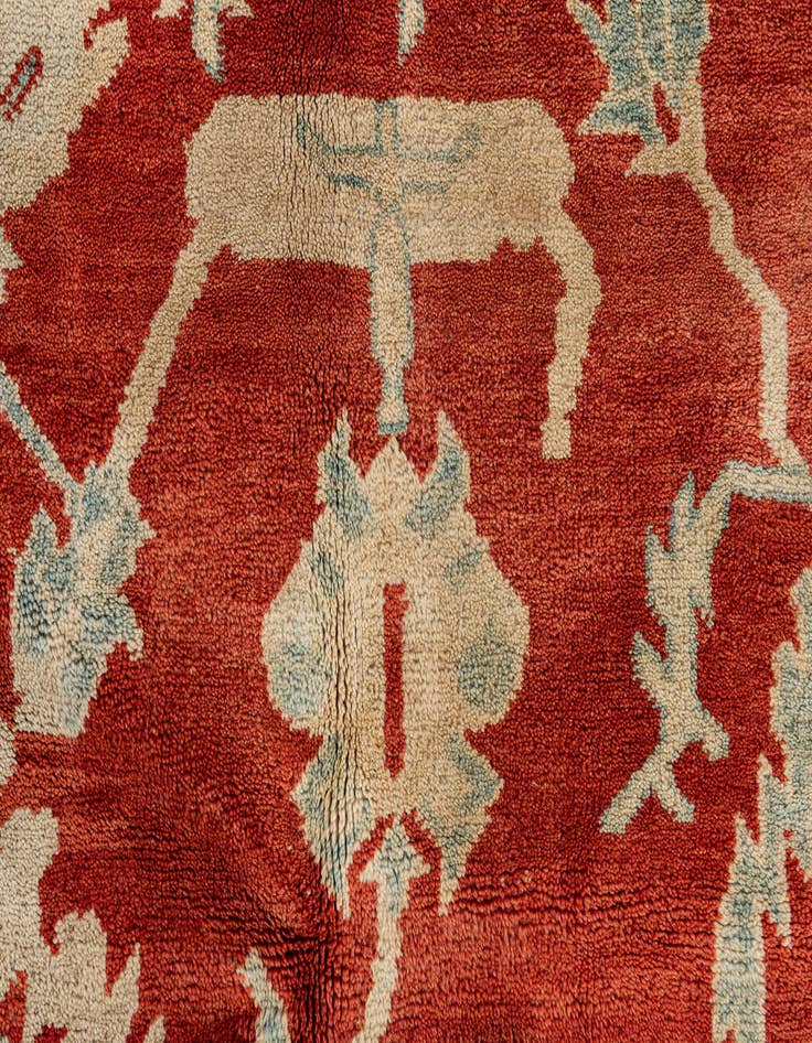 Detail image of  8' 11 x 11' 8  Hand Knotted Peshawar Ziegler Rug