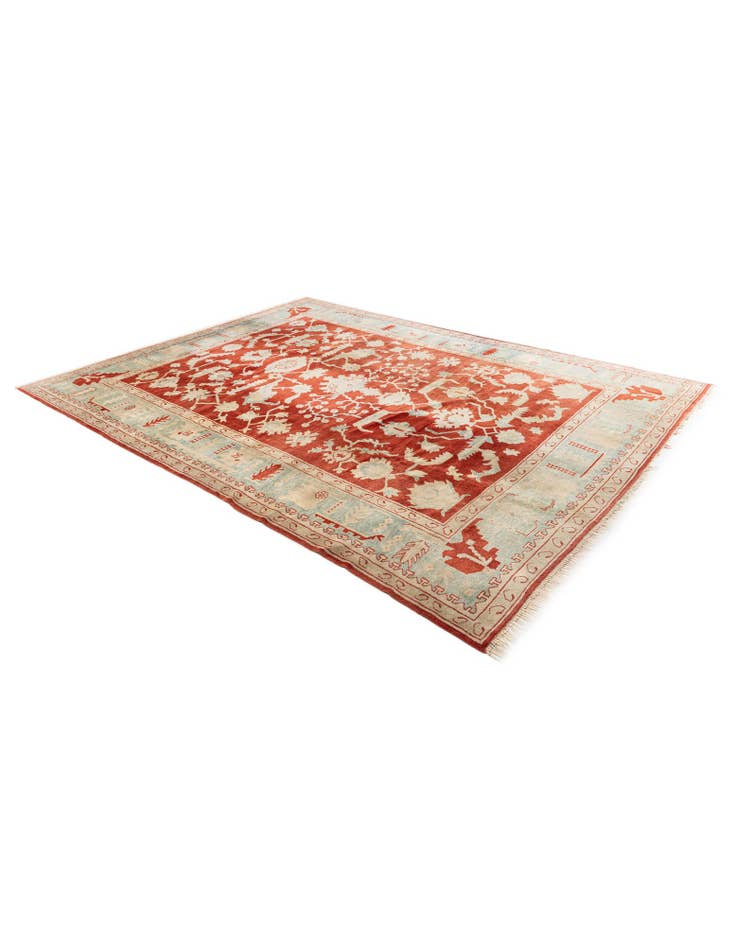 Detail image of  8' 11 x 11' 8  Hand Knotted Peshawar Ziegler Rug