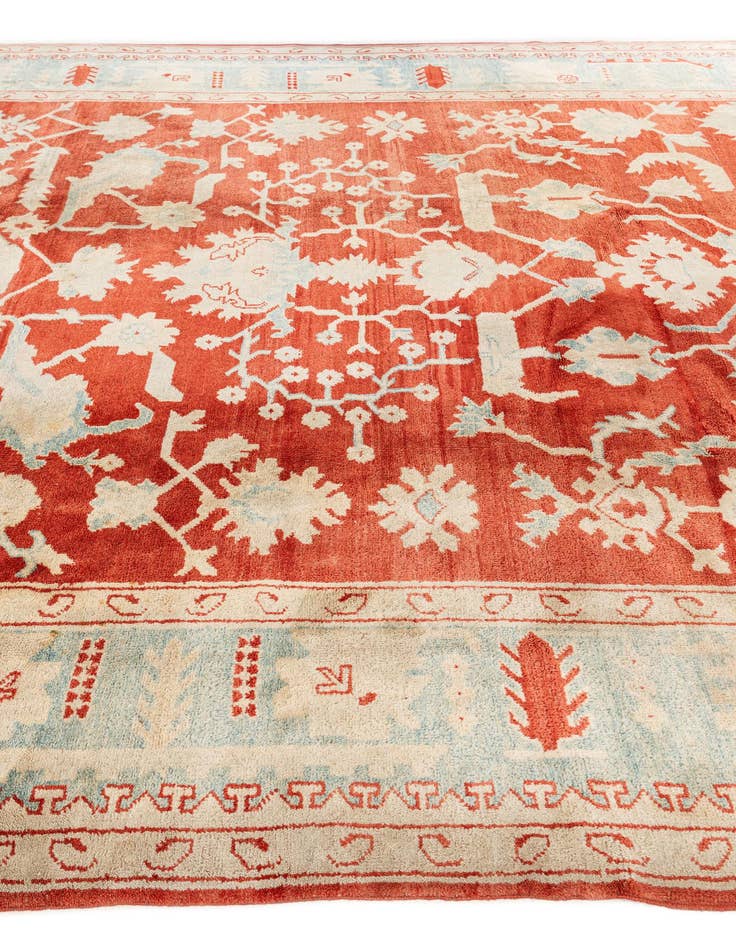 Detail image of  8' 11 x 11' 8  Hand Knotted Peshawar Ziegler Rug