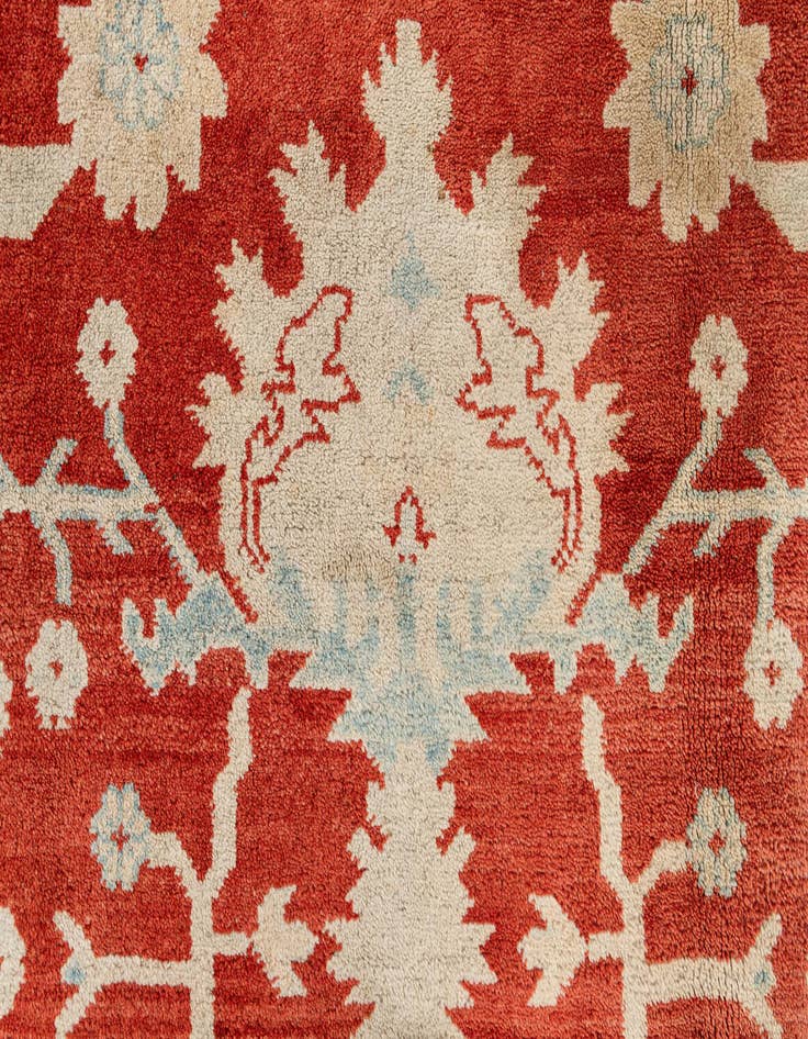 Detail image of  8' 11 x 11' 8  Hand Knotted Peshawar Ziegler Rug