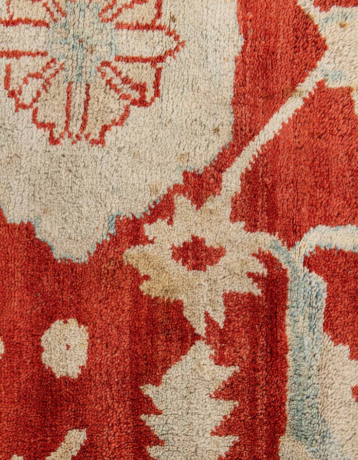Detail image of  8' 11 x 11' 8  Hand Knotted Peshawar Ziegler Rug