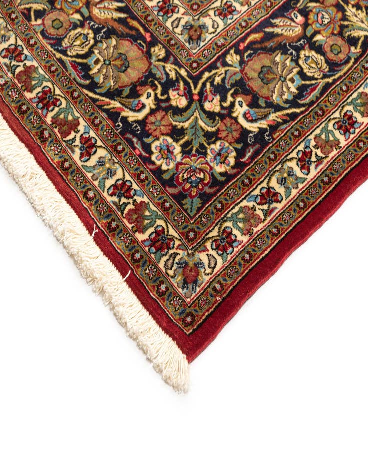 Detail image of  6' 7 x 10' 3  Hand Knotted Qom Persian Rug