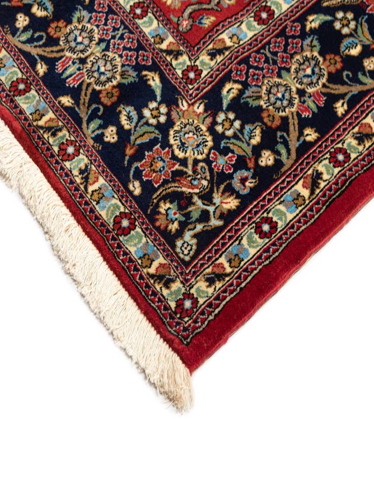 Detail image of  6' 8 x 9' 7  Hand Knotted Qom Persian Rug