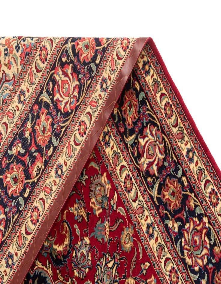 Detail image of  6' 8 x 9' 10  Hand Knotted Qom Persian Rug