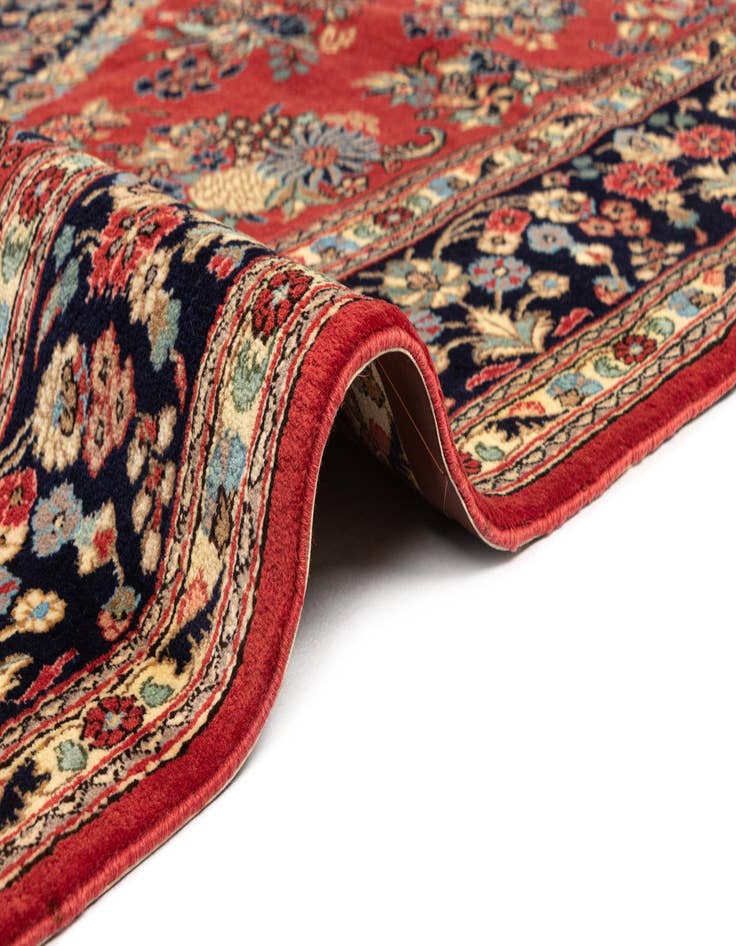 Detail image of  6' 6 x 9' 7  Hand Knotted Qom Persian Rug