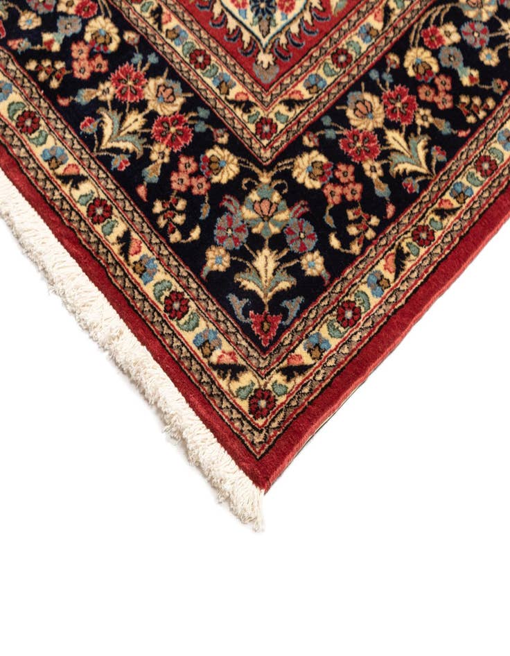 Detail image of  6' 6 x 9' 7  Hand Knotted Qom Persian Rug