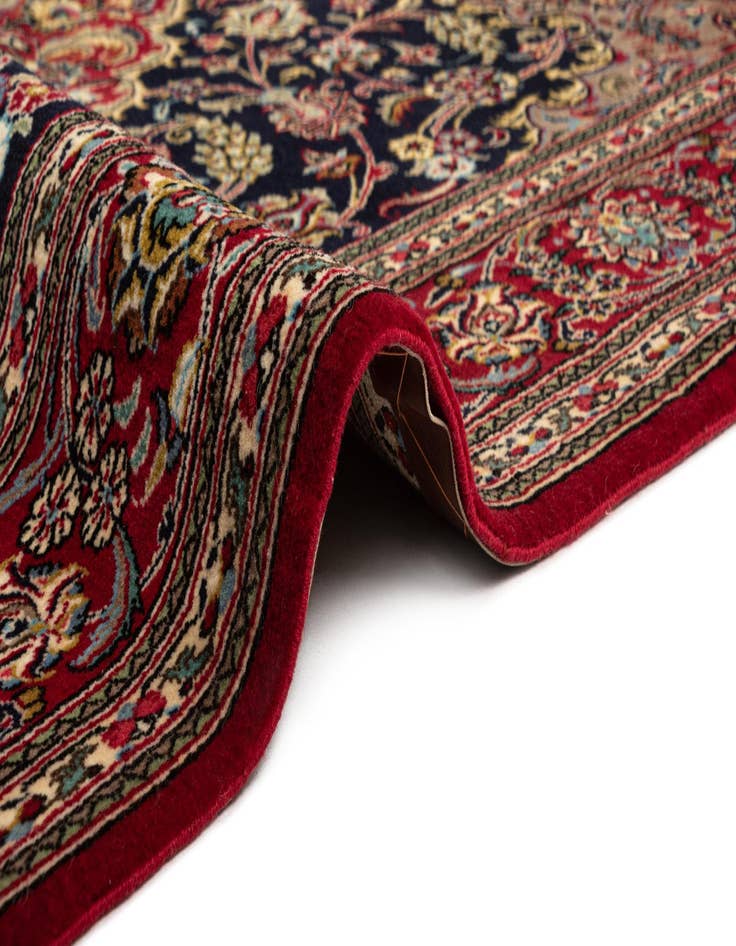 Detail image of  4' 8 x 6' 11  Hand Knotted Qom Persian Rug