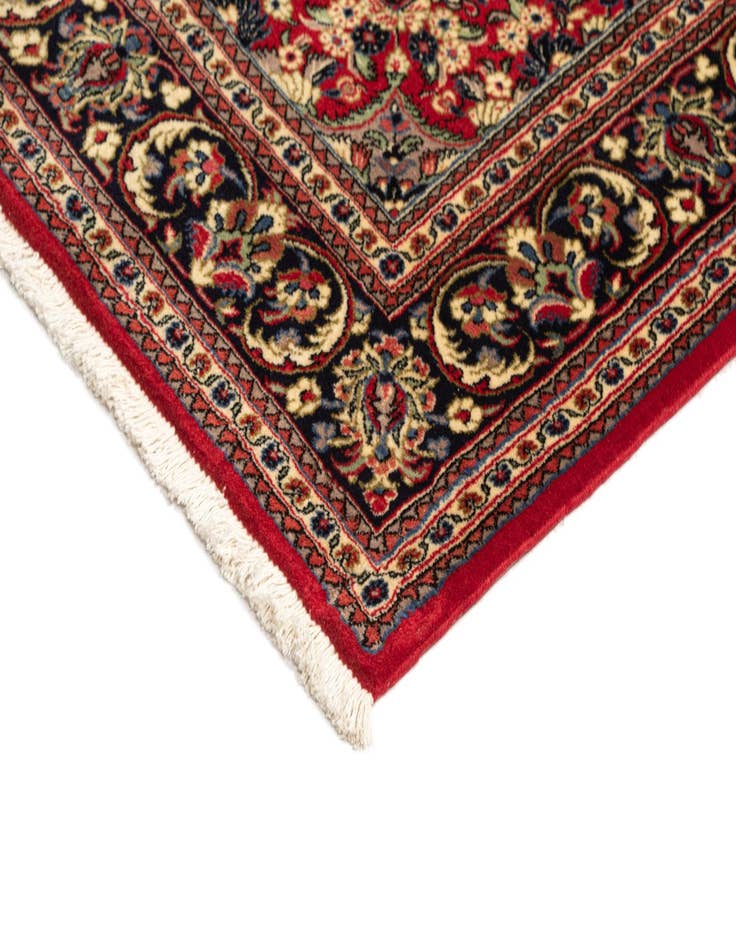 Detail image of  4' 5 x 6' 6  Hand Knotted Qom Persian Rug