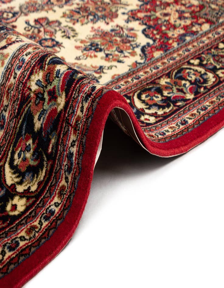 Detail image of  4' 5 x 6' 6  Hand Knotted Qom Persian Rug