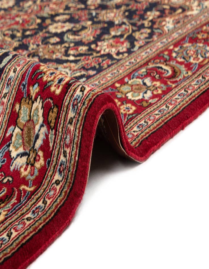 Detail image of  4' 9 x 7' 1  Hand Knotted Qom Persian Rug