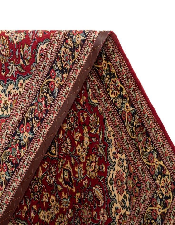 Detail image of  3' 3 x 5' 3  Hand Knotted Qom Persian Rug