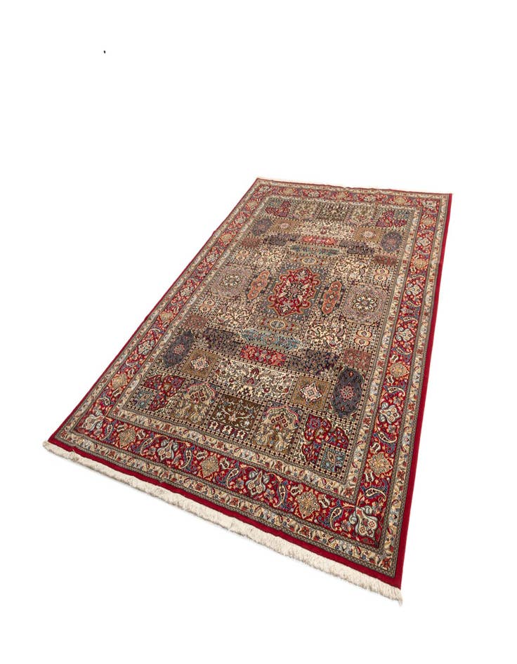 Detail image of  8' 2 x 11' 8  Hand Knotted Qom Persian Rug