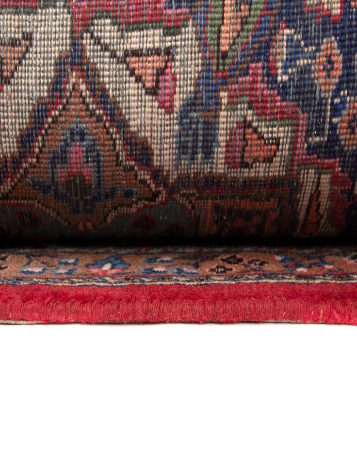Detail image of  6' 6 x 9' 4  Hand Knotted Sabzevar Persian Wool Rug