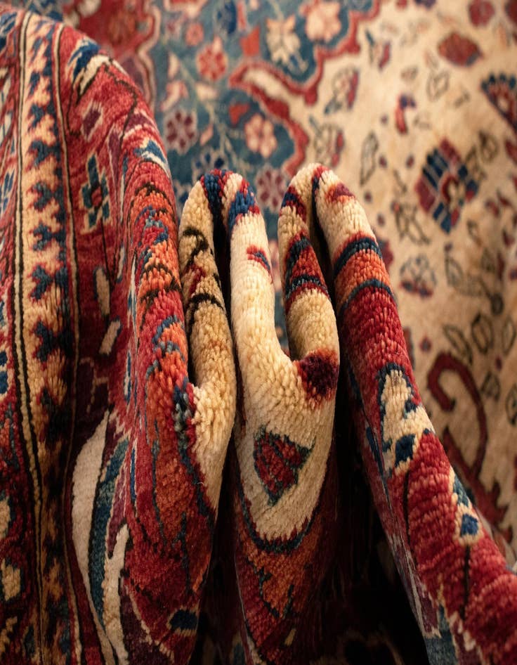 Detail image of  6' 1 x 8' 6 Samarkand Wool Rug