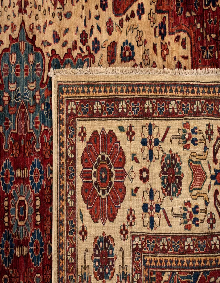 Detail image of  6' 1 x 8' 6 Samarkand Wool Rug