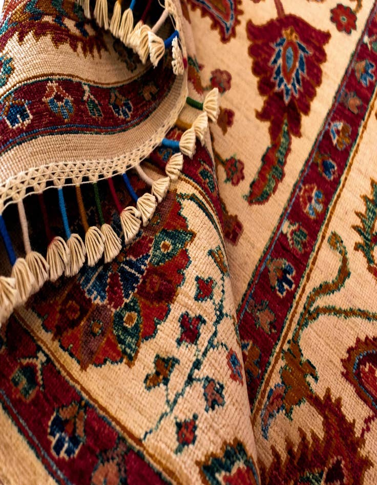 Detail image of  5' 9 x 7' 10 Samarkand Wool Rug