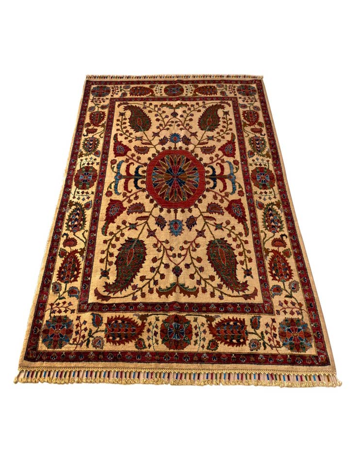 Detail image of  5' 9 x 7' 10 Samarkand Wool Rug