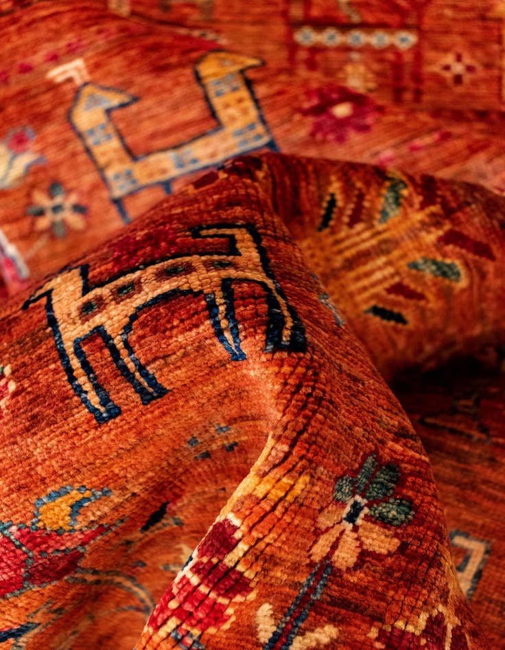 Detail image of  6' 9 x 9' 8 Samarkand Wool Rug