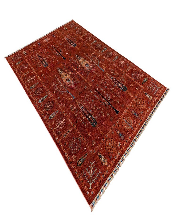 Detail image of  6' 8 x 9' 6 Samarkand Wool Rug