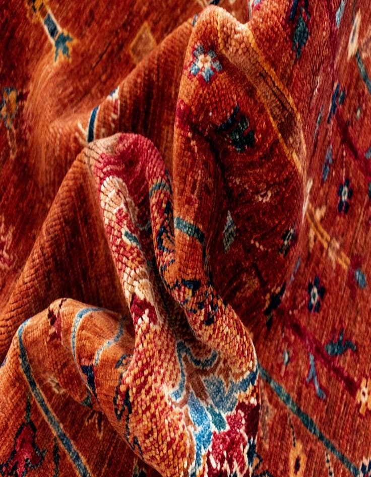 Detail image of  6' 8 x 9' 6 Samarkand Wool Rug