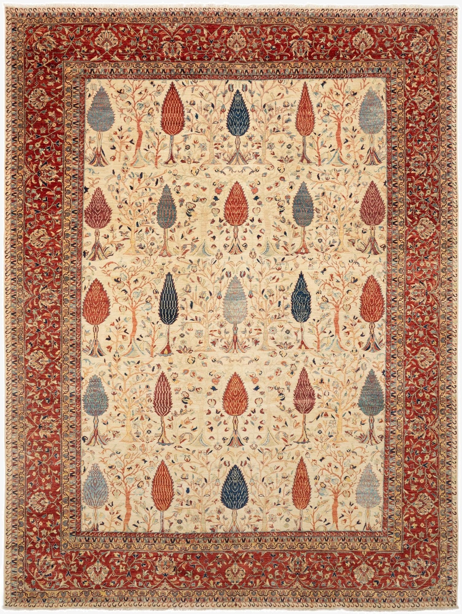  9' 11 x 11' 9 Samarkand Wool Rug