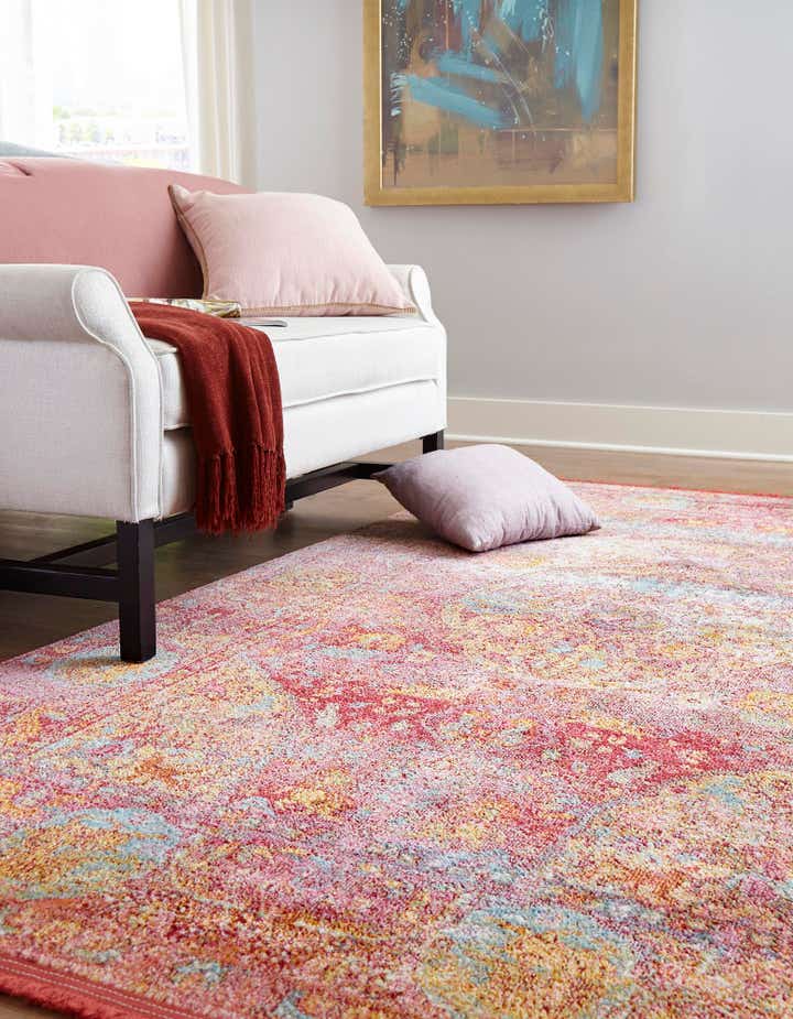 Red 5' 5 x 8' Santiago Rug | Rugs.com