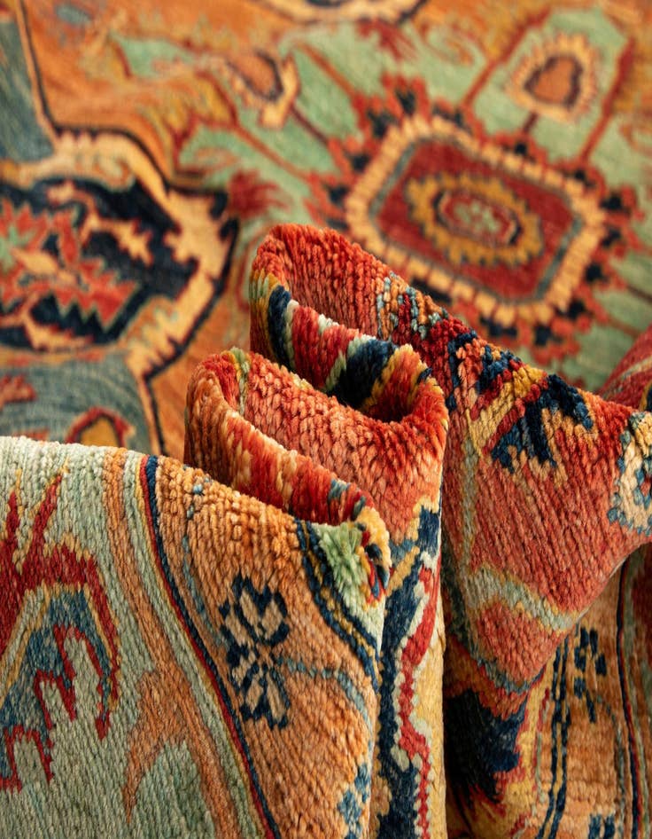 Detail image of  6' 6 x 8' 8 Sara Wool Rug