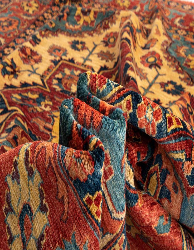 Detail image of  6' 2 x 8' 3 Sara Wool Rug