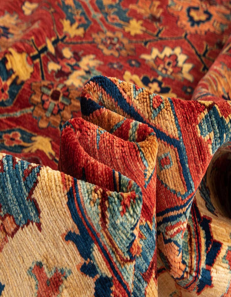 Detail image of  6' x 8' 6 Sara Wool Rug