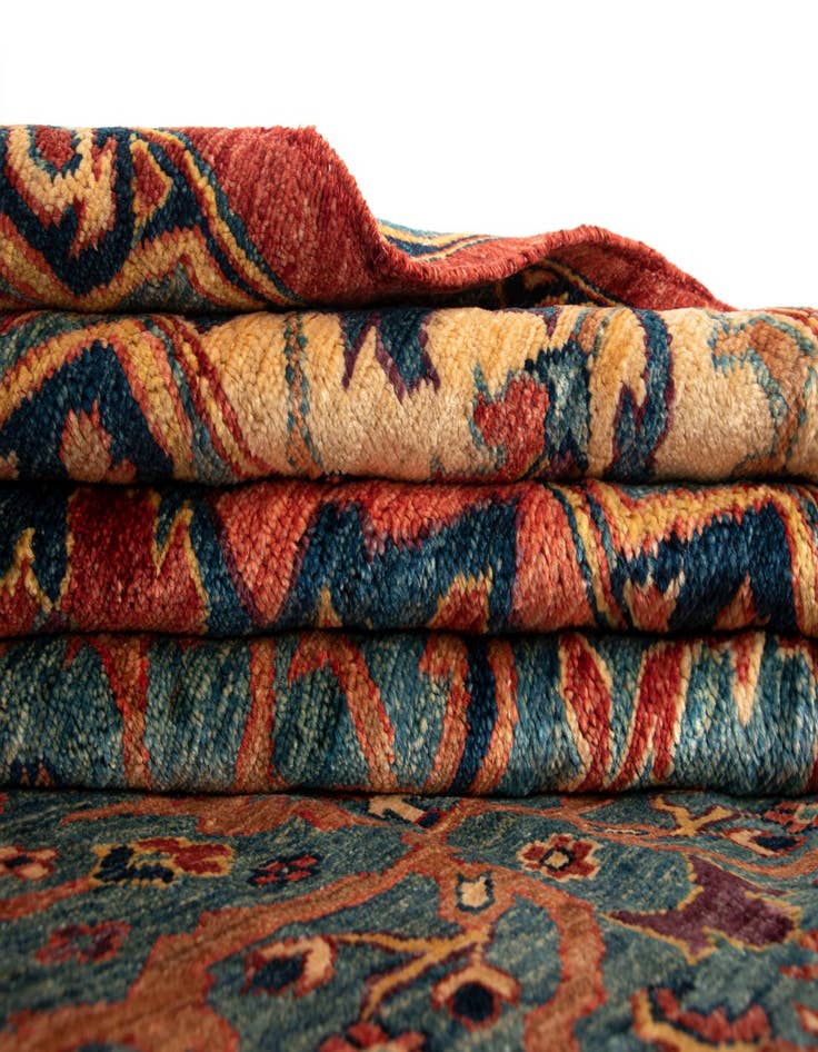 Detail image of  6' 2 x 8' 2 Sara Wool Rug