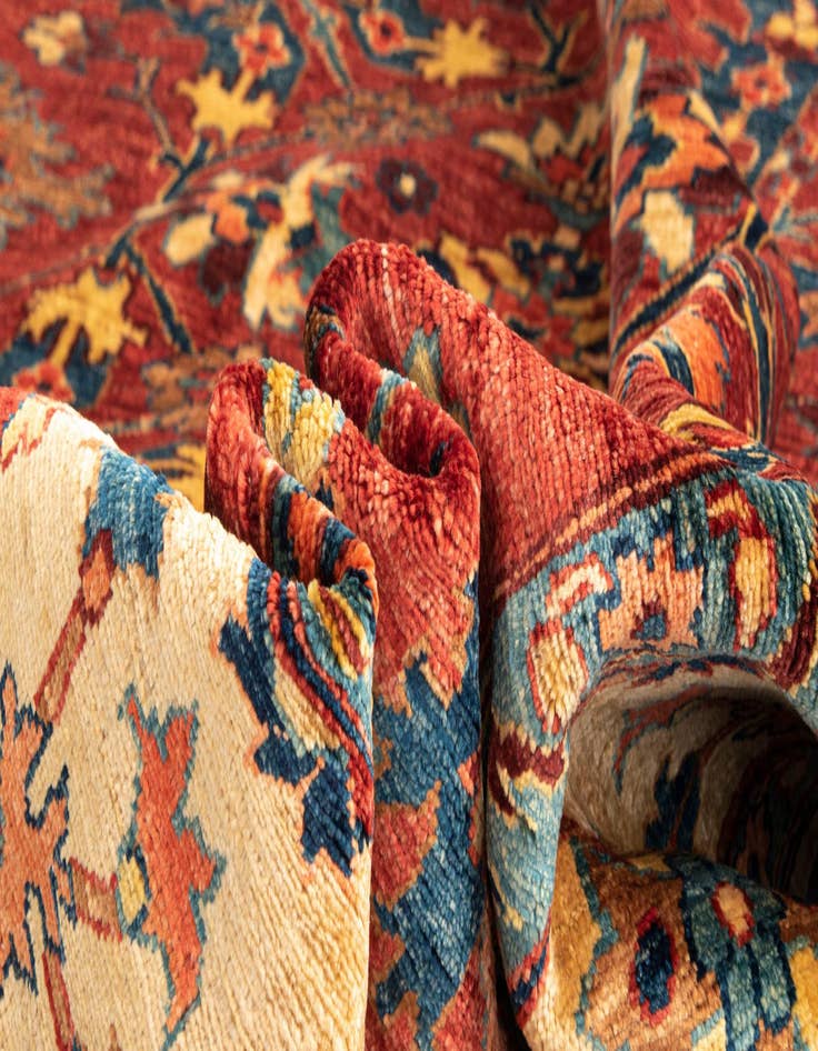 Detail image of  6' x 8' Sara Wool Rug