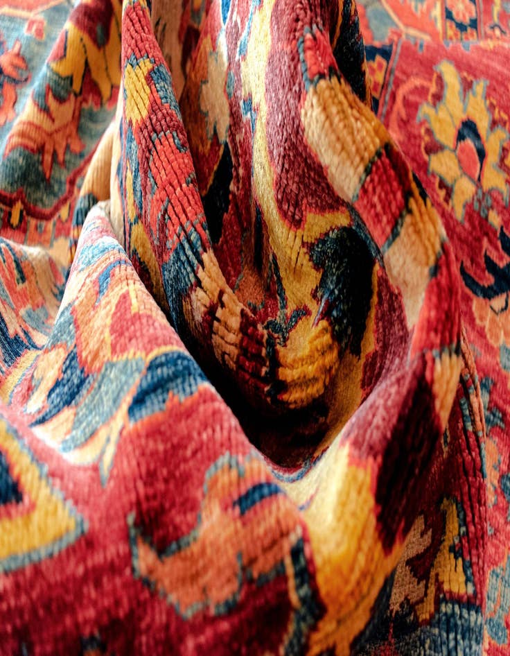 Detail image of  6' 2 x 8' 4 Sara Wool Rug