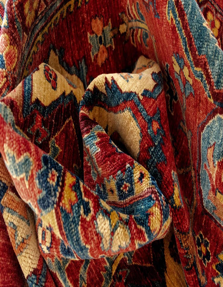 Detail image of  6' 2 x 8' 1 Sara Wool Rug