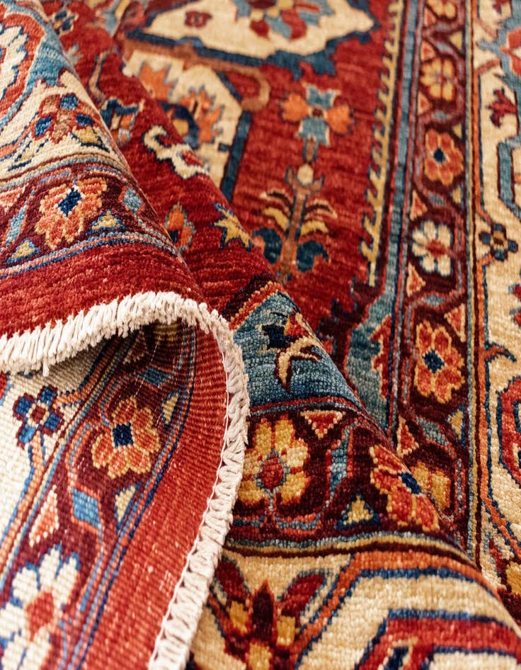 Detail image of  6' 2 x 8' 1 Sara Wool Rug