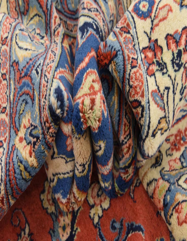 Detail image of  11' 6 x 16' 1  Hand Knotted Sarough Persian Wool Rug