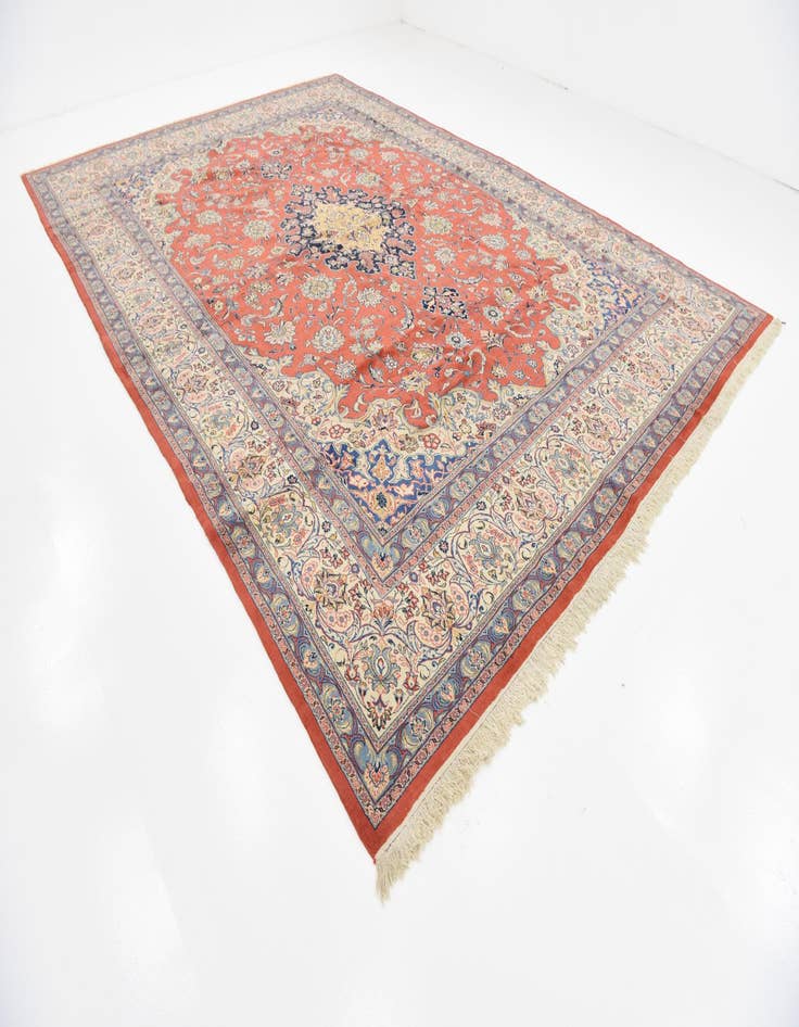 Detail image of  11' 6 x 16' 1  Hand Knotted Sarough Persian Wool Rug