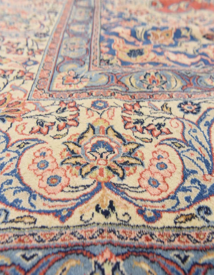 Detail image of  11' 6 x 16' 1  Hand Knotted Sarough Persian Wool Rug