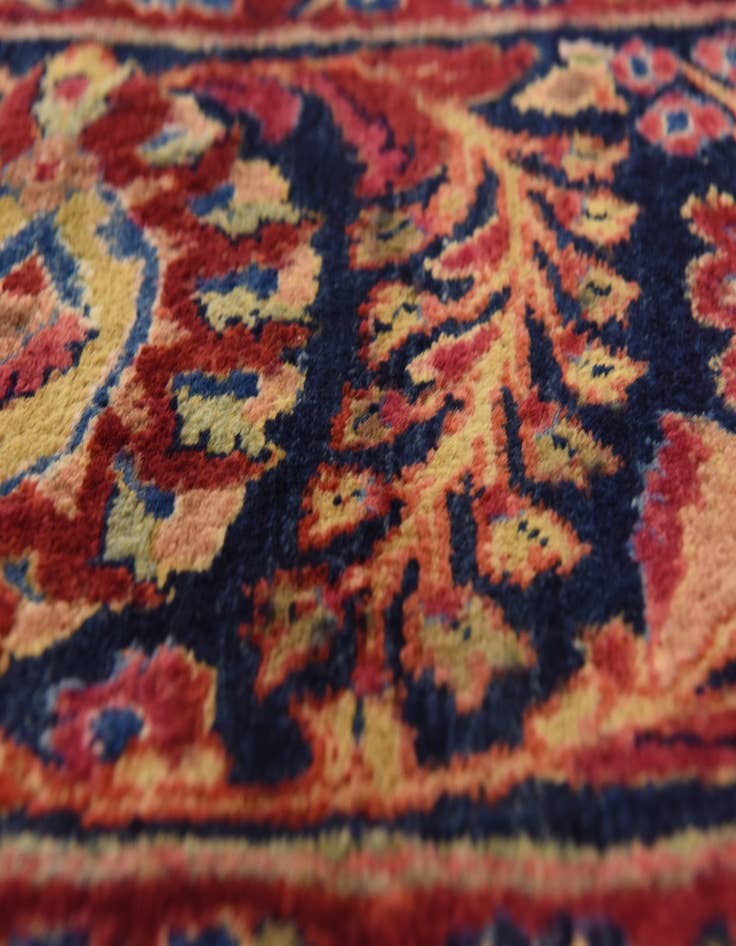 Detail image of  11' 9 x 19'  Hand Knotted Sarough Persian Wool Rug