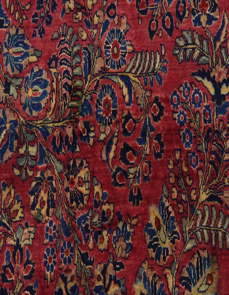 Detail image of  11' 9 x 19'  Hand Knotted Sarough Persian Wool Rug